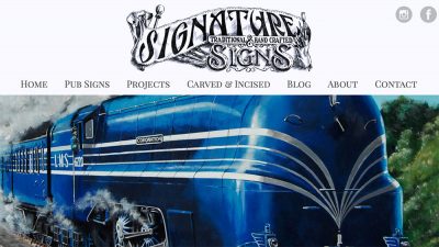 Signature Signs web design