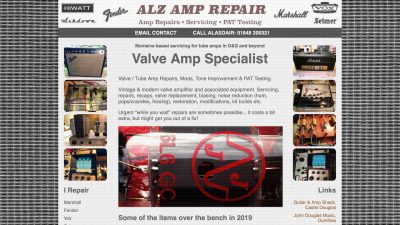 Alz Amp Repair web design