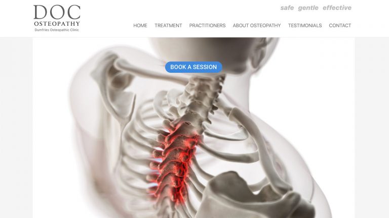 DOC Osteopathy web design
