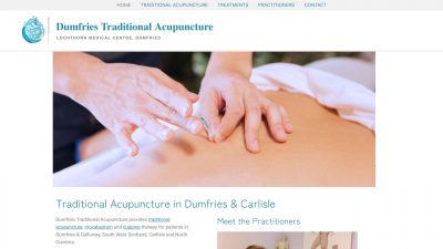 Dumfries Traditional Acupuncture web design